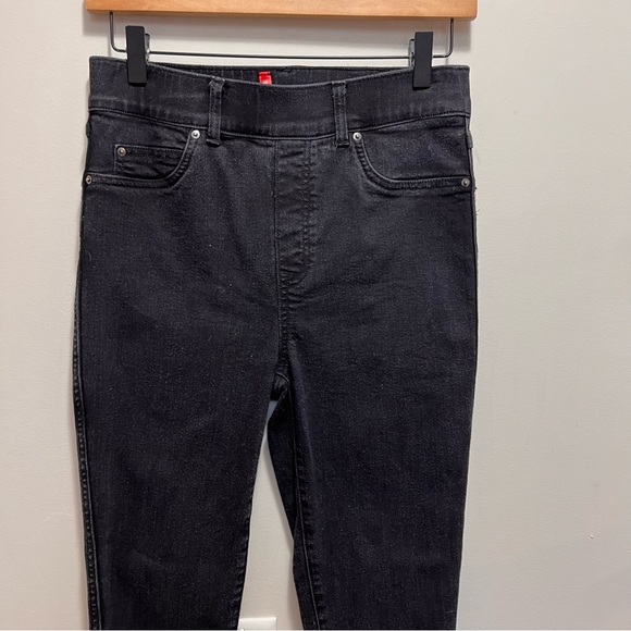 SPANX Jean-ish Ankle Denim Leggings Faded Black Size Small - Picture 3 of 10